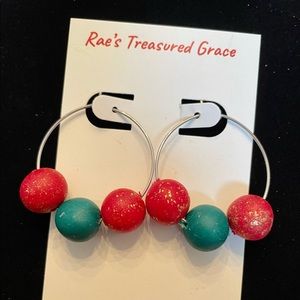 Polymer clay earrings